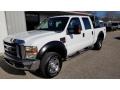 Oxford White 2008 Ford F250 Super Duty XLT Crew Cab 4x4