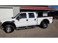 Oxford White - F250 Super Duty XLT Crew Cab 4x4 Photo No. 2