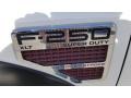 Oxford White - F250 Super Duty XLT Crew Cab 4x4 Photo No. 8