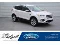 2019 White Platinum Ford Escape Titanium  photo #1