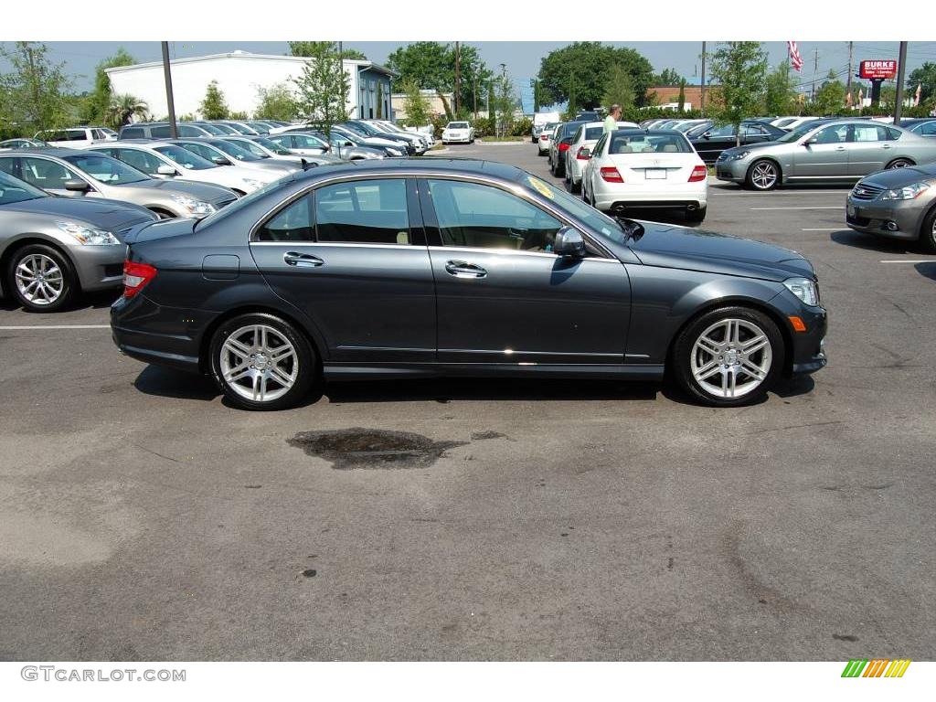 2009 C 350 Sport - Steel Grey Metallic / Almond/Mocha photo #14