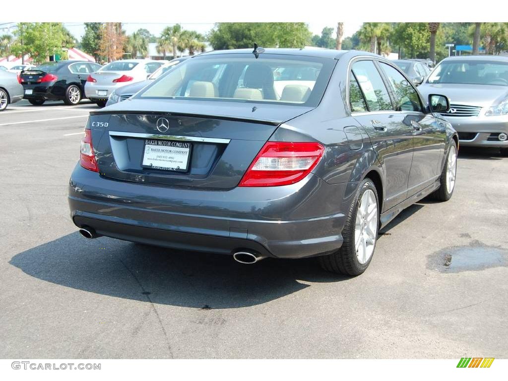 2009 C 350 Sport - Steel Grey Metallic / Almond/Mocha photo #15