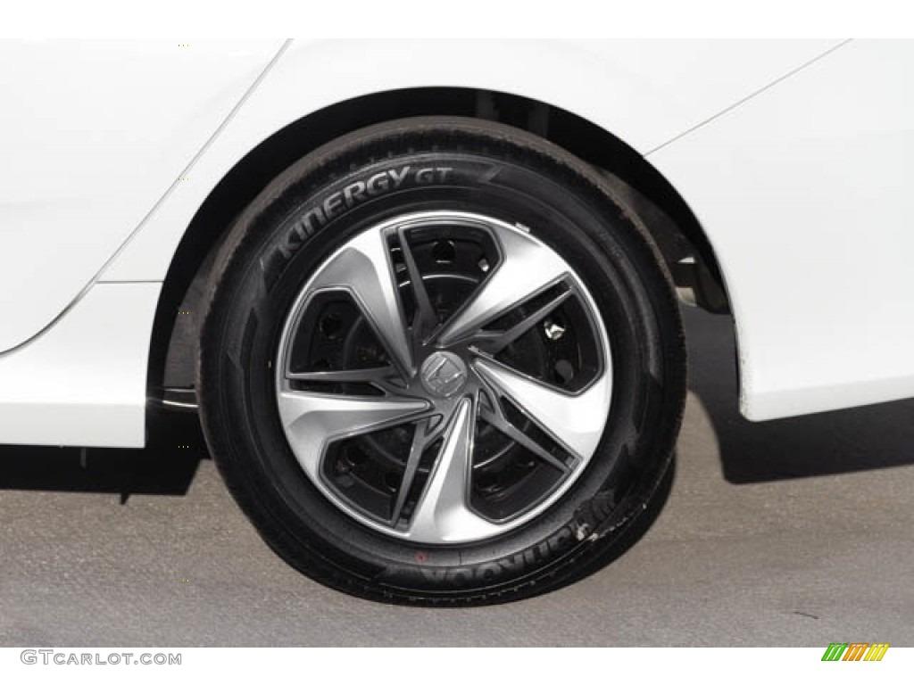 2019 Civic LX Sedan - Platinum White Pearl / Ivory photo #13