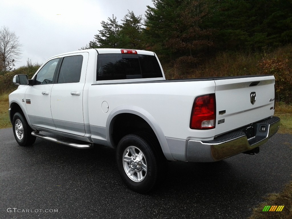 2012 Ram 2500 HD Laramie Crew Cab 4x4 - Bright White / Light Pebble Beige/Bark Brown photo #8