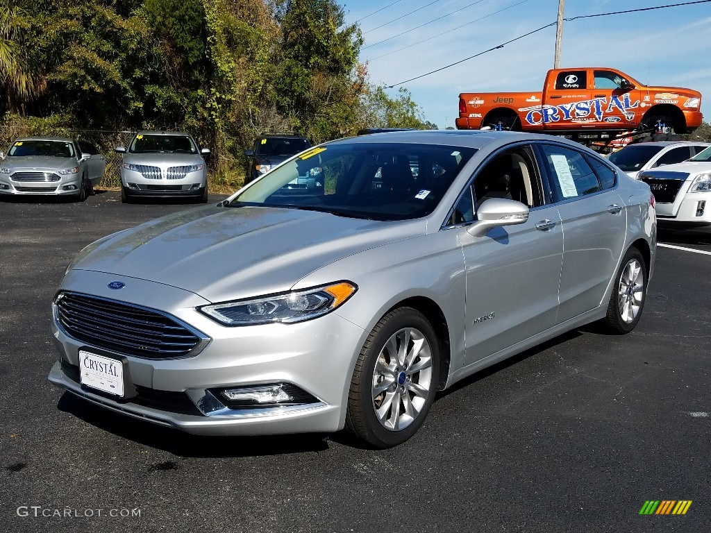 2017 Fusion Hybrid SE - Ingot Silver / Ebony photo #1