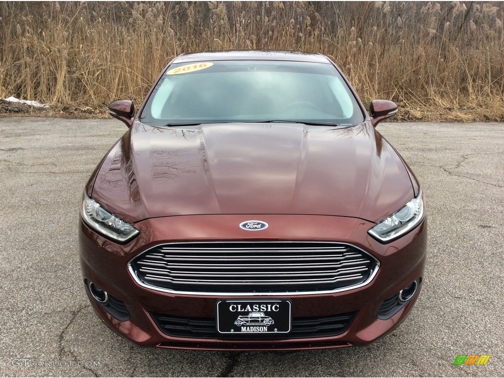 2016 Fusion SE - Bronze Fire Metallic / Charcoal Black photo #2