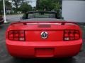 2006 Torch Red Ford Mustang V6 Premium Convertible  photo #49