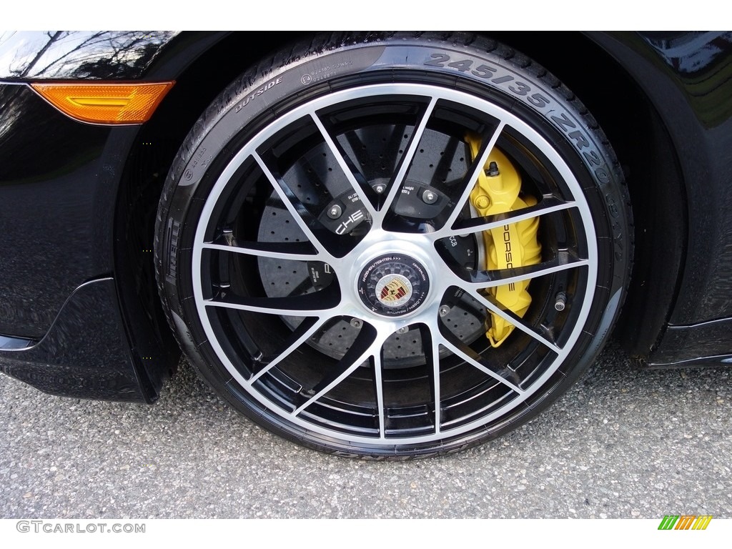 2017 911 Turbo S Coupe - Black / Black photo #9