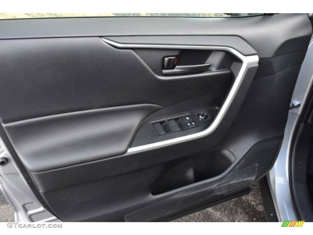 2019 Toyota RAV4 LE AWD Black Door Panel Photo #131114916