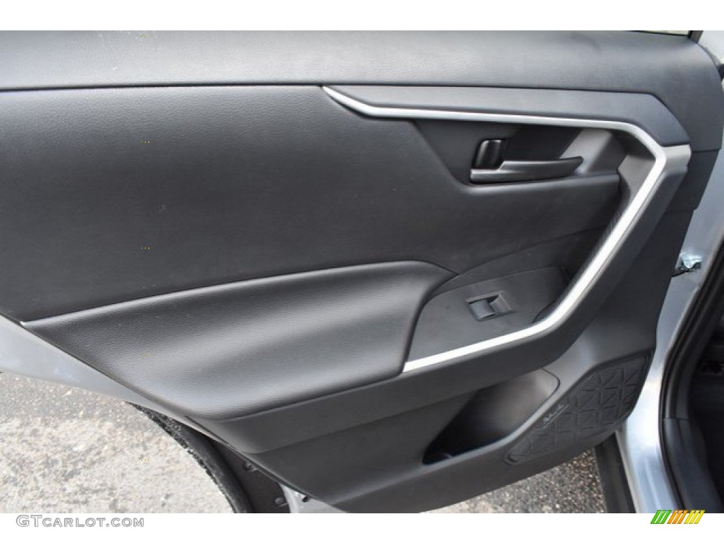 2019 Toyota RAV4 LE AWD Black Door Panel Photo #131114928