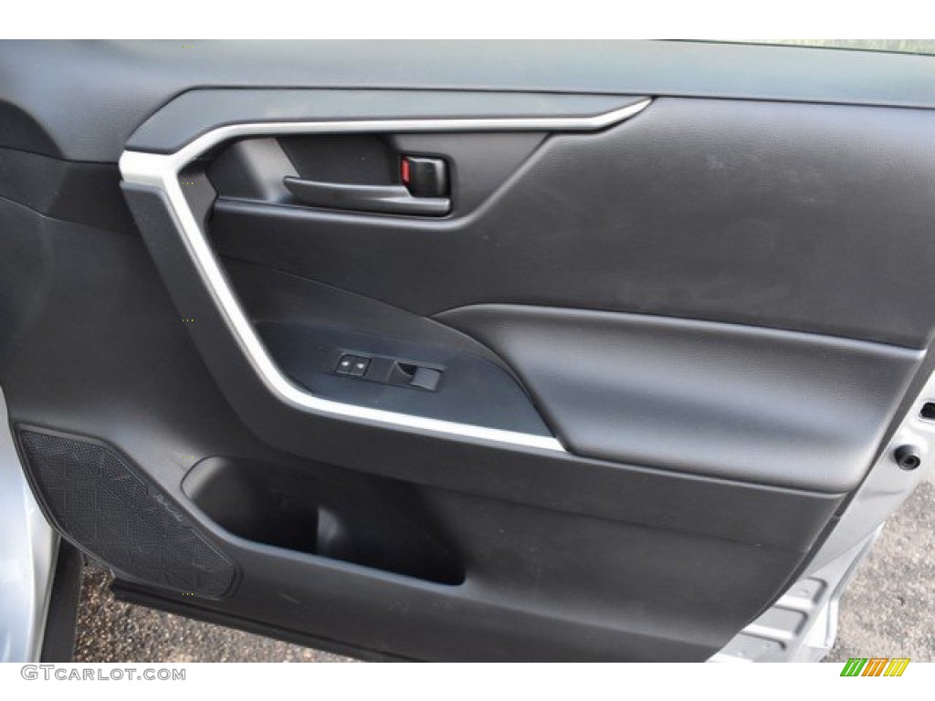 2019 Toyota RAV4 LE AWD Black Door Panel Photo #131114943