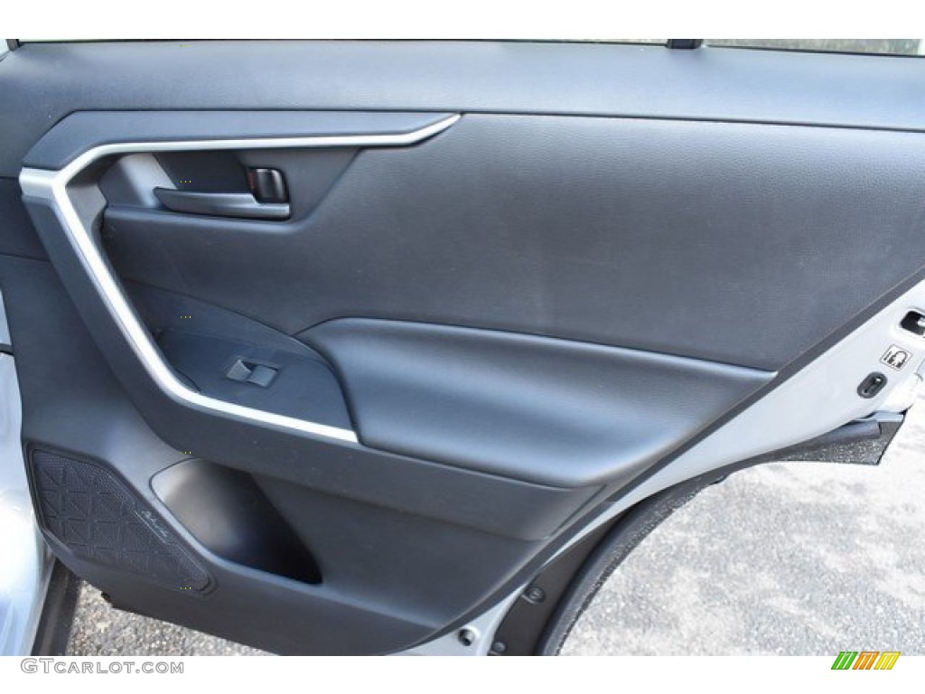 2019 Toyota RAV4 LE AWD Black Door Panel Photo #131114958