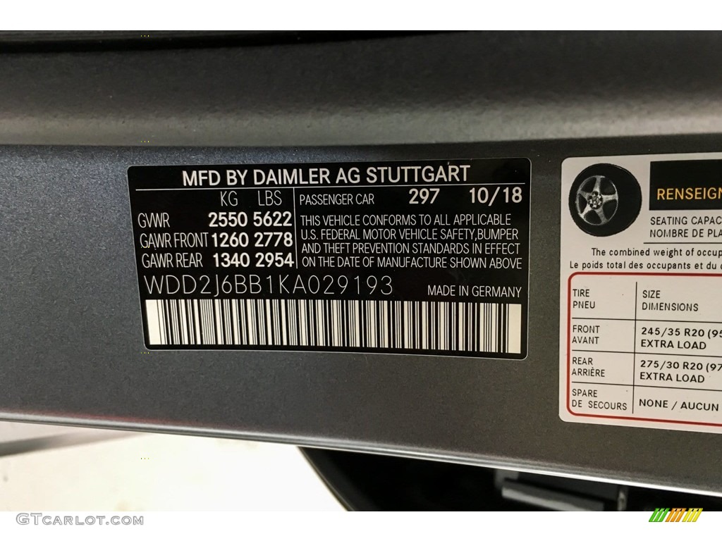 2019 CLS AMG 53 4Matic Coupe - designo Selenite Grey Magno (Matte) / Bengal Red/Black photo #11