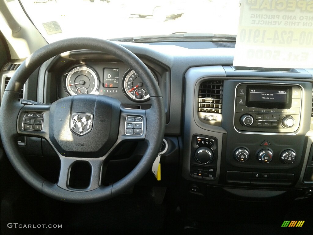 2019 1500 Classic Tradesman Quad Cab 4x4 - Bright White / Black/Diesel Gray photo #13