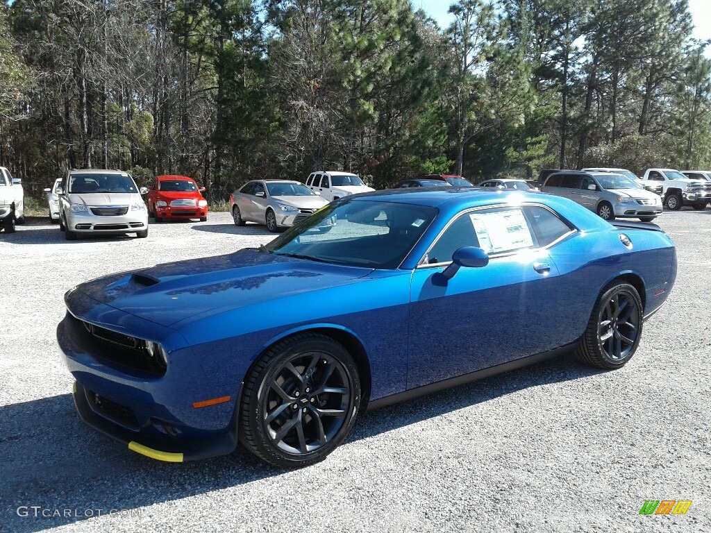 Indigo Blue Dodge Challenger