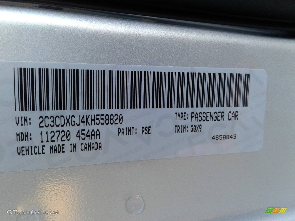 2019 Charger Color Code PSE for Triple Nickel Photo #131119293