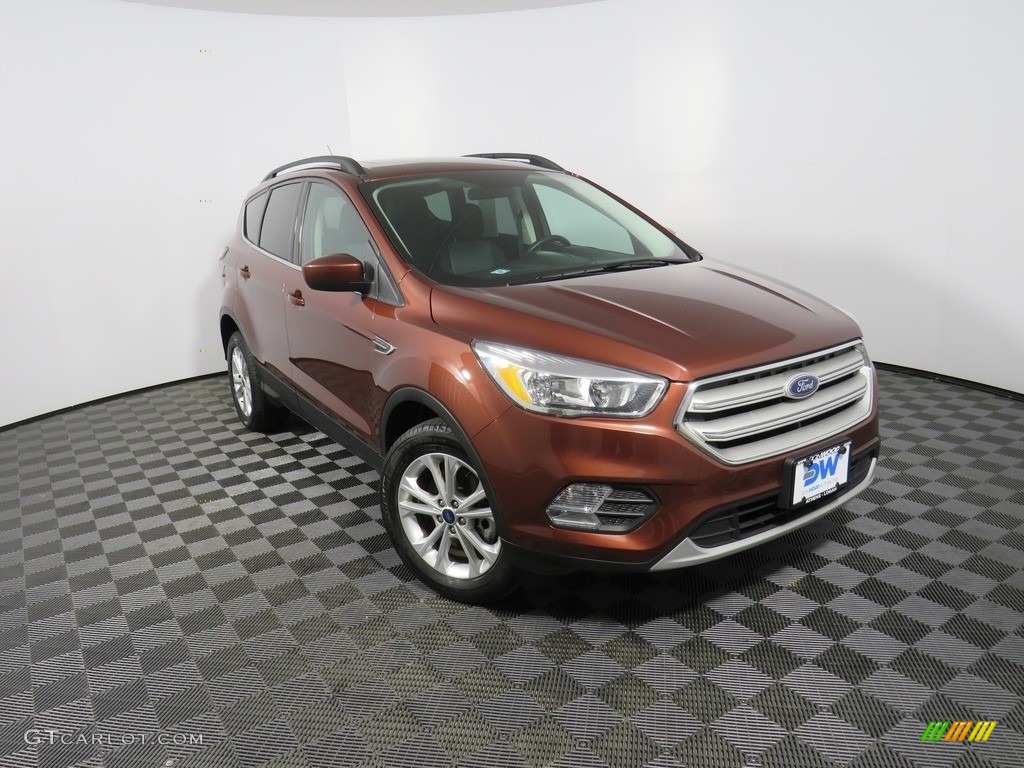 2018 Escape SE 4WD - Cinnamon Glaze / Charcoal Black photo #7
