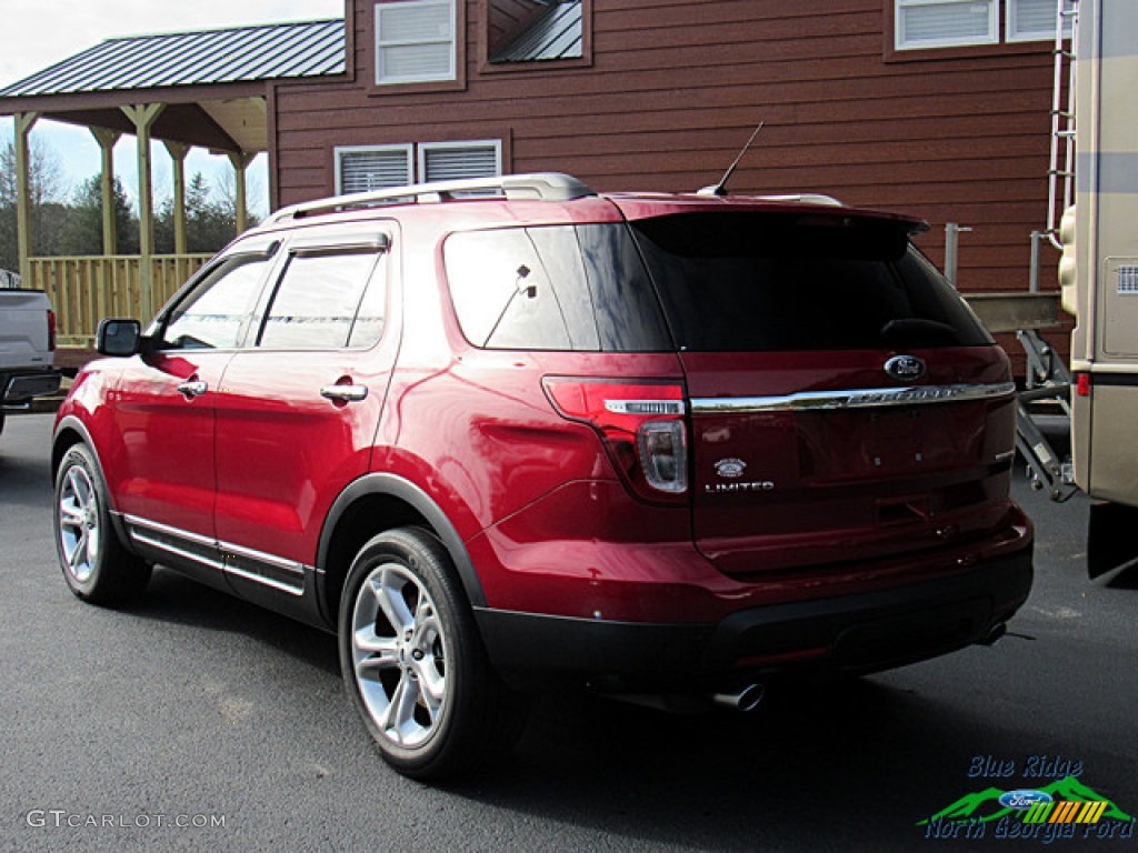 2015 Explorer Limited - Ruby Red / Medium Light Stone photo #3
