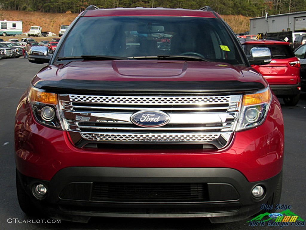 2015 Explorer Limited - Ruby Red / Medium Light Stone photo #8