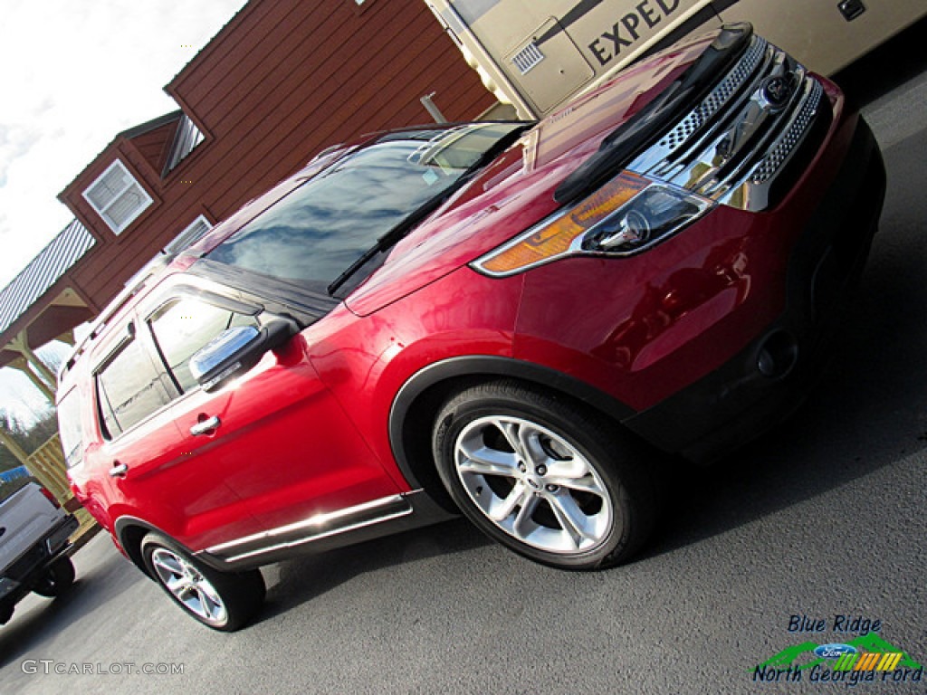 2015 Explorer Limited - Ruby Red / Medium Light Stone photo #30