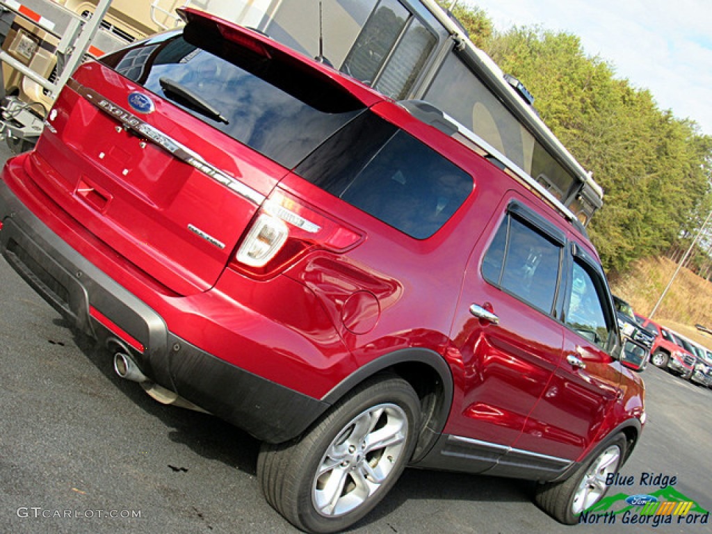 2015 Explorer Limited - Ruby Red / Medium Light Stone photo #31