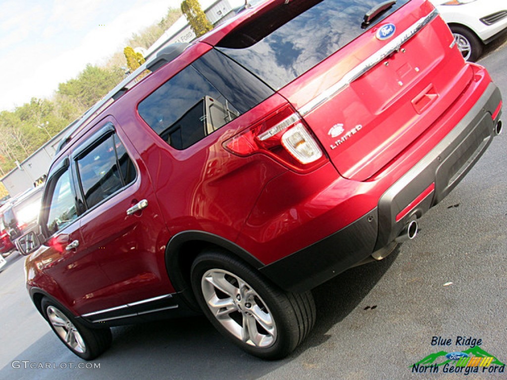 2015 Explorer Limited - Ruby Red / Medium Light Stone photo #32