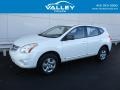 2013 Pearl White Nissan Rogue S AWD  photo #1