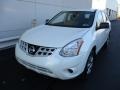 2013 Pearl White Nissan Rogue S AWD  photo #10