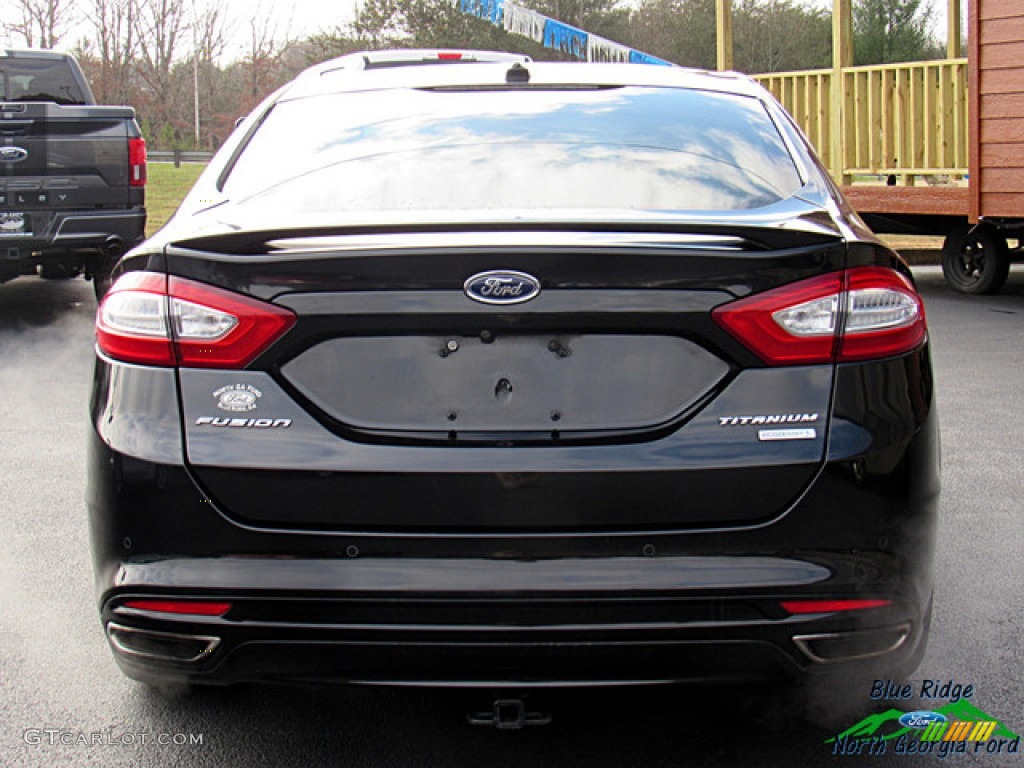 2014 Fusion Titanium - Tuxedo Black / Charcoal Black photo #4