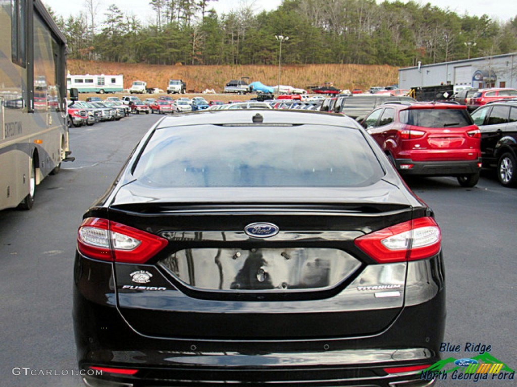 2014 Fusion Titanium - Tuxedo Black / Charcoal Black photo #5