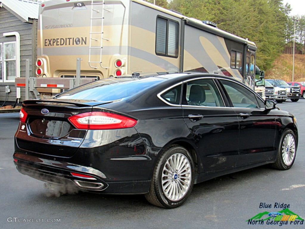 2014 Fusion Titanium - Tuxedo Black / Charcoal Black photo #6