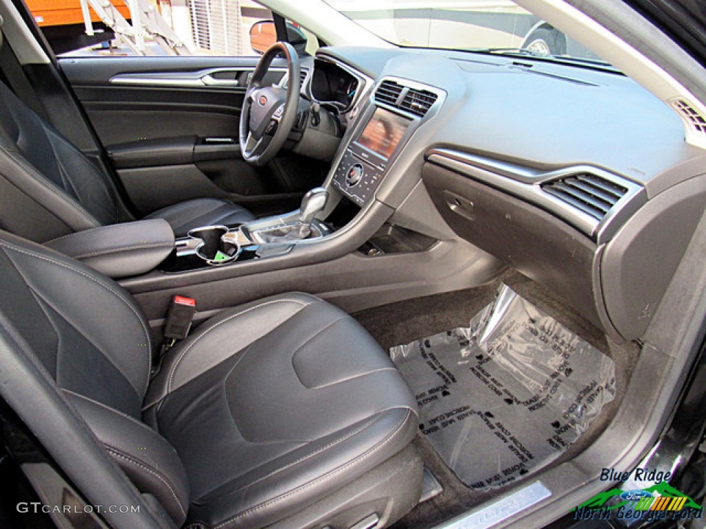 2014 Fusion Titanium - Tuxedo Black / Charcoal Black photo #27