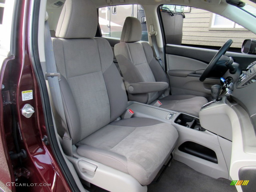 2013 CR-V LX - Basque Red Pearl II / Gray photo #11