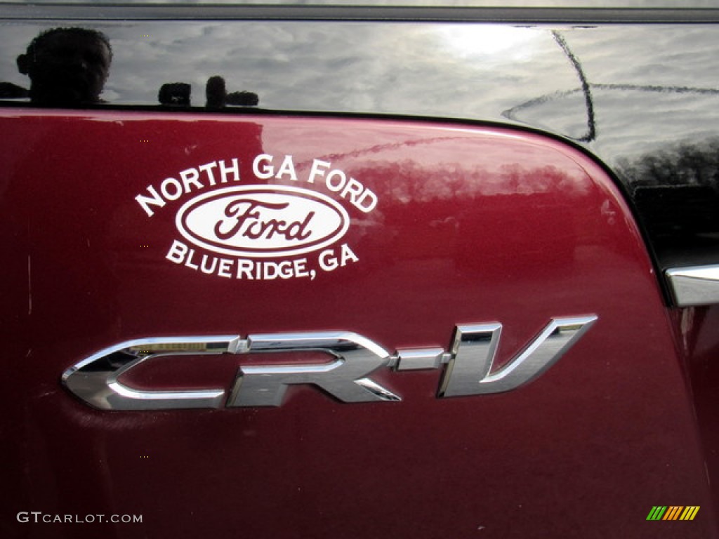 2013 CR-V LX - Basque Red Pearl II / Gray photo #32