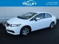 Taffeta White - Civic LX Sedan Photo No. 1