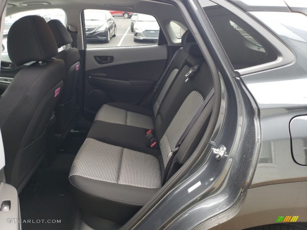 Gray/Black Interior 2019 Hyundai Kona SEL AWD Photo #131126981