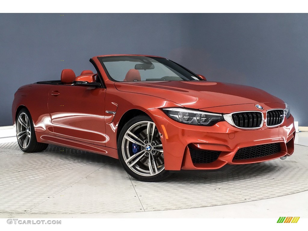 2018 M4 Convertible - Sakhir Orange II Metallic / Sakhir Orange/Black photo #12