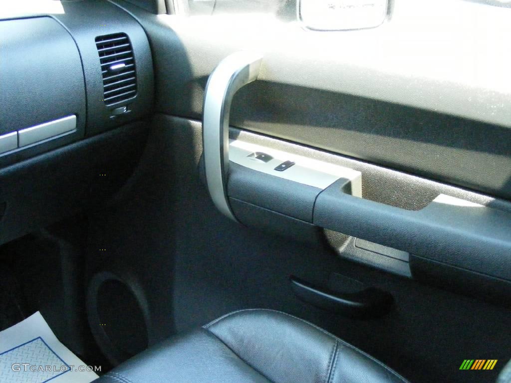 2007 Sierra 2500HD SLE Extended Cab 4x4 - Steel Gray Metallic / Ebony Black photo #19
