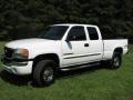 2004 Summit White GMC Sierra 2500HD SLE Extended Cab 4x4  photo #1