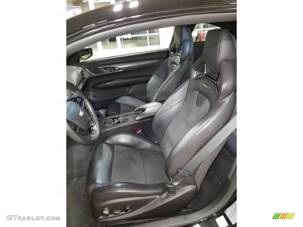 Jet Black Interior 2016 Cadillac ATS V Coupe Photo #131129363