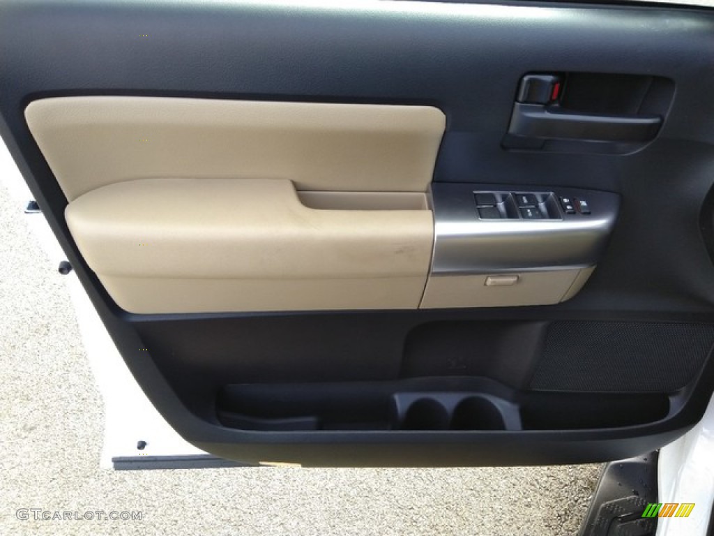 2019 Toyota Sequoia SR5 4x4 Black Door Panel Photo #131129561