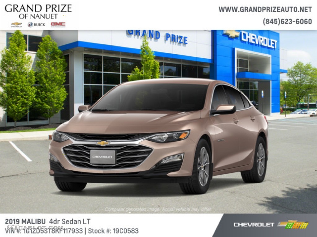 2019 Malibu LT - Sandy Ridge Metallic / Jet Black photo #1