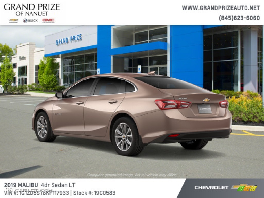 2019 Malibu LT - Sandy Ridge Metallic / Jet Black photo #4