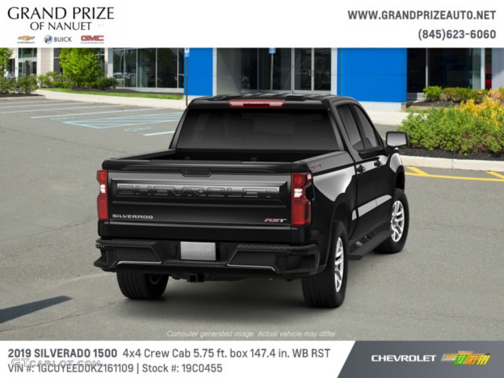 2019 Silverado 1500 RST Crew Cab 4WD - Black / Jet Black photo #3