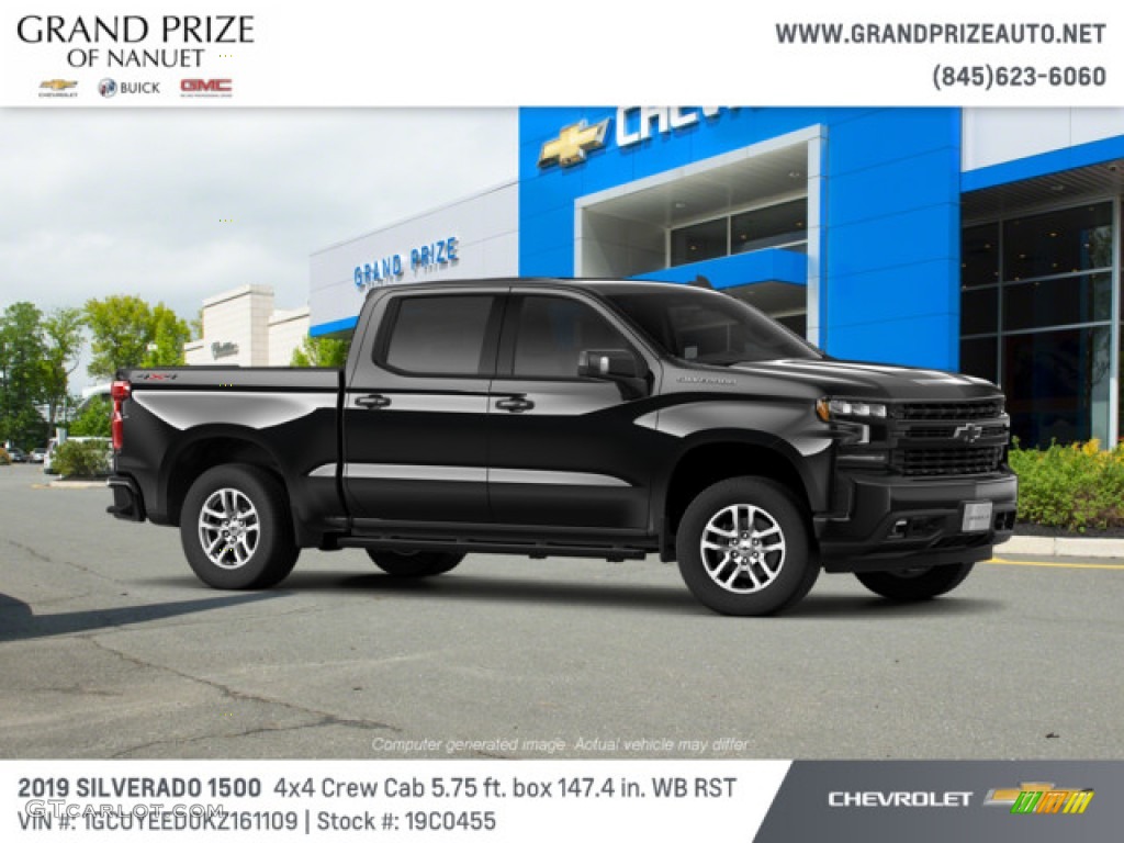 2019 Silverado 1500 RST Crew Cab 4WD - Black / Jet Black photo #4