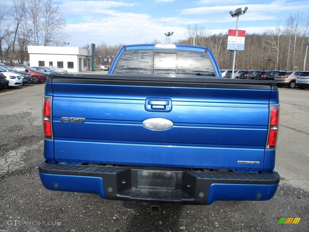 2011 F150 FX4 SuperCab 4x4 - Blue Flame Metallic / Black photo #6