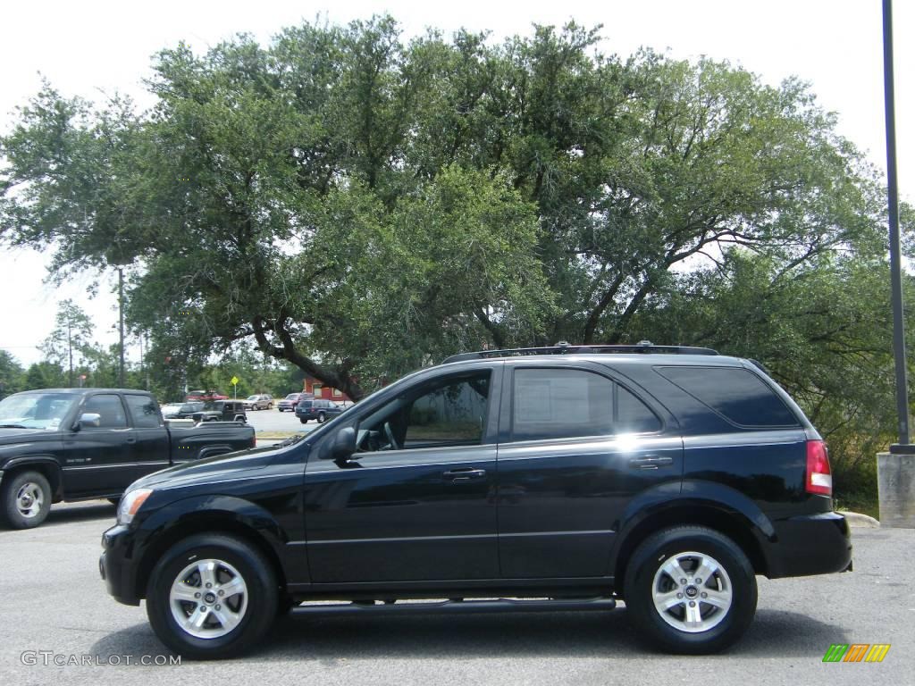 2004 Sorento LX - Ebony Black / Gray photo #2