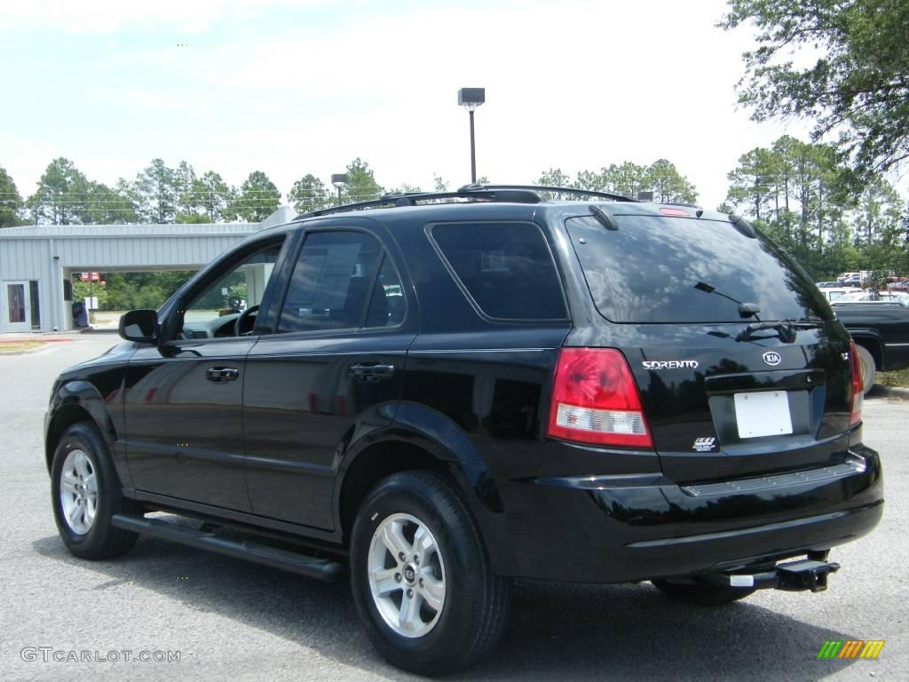 2004 Sorento LX - Ebony Black / Gray photo #3