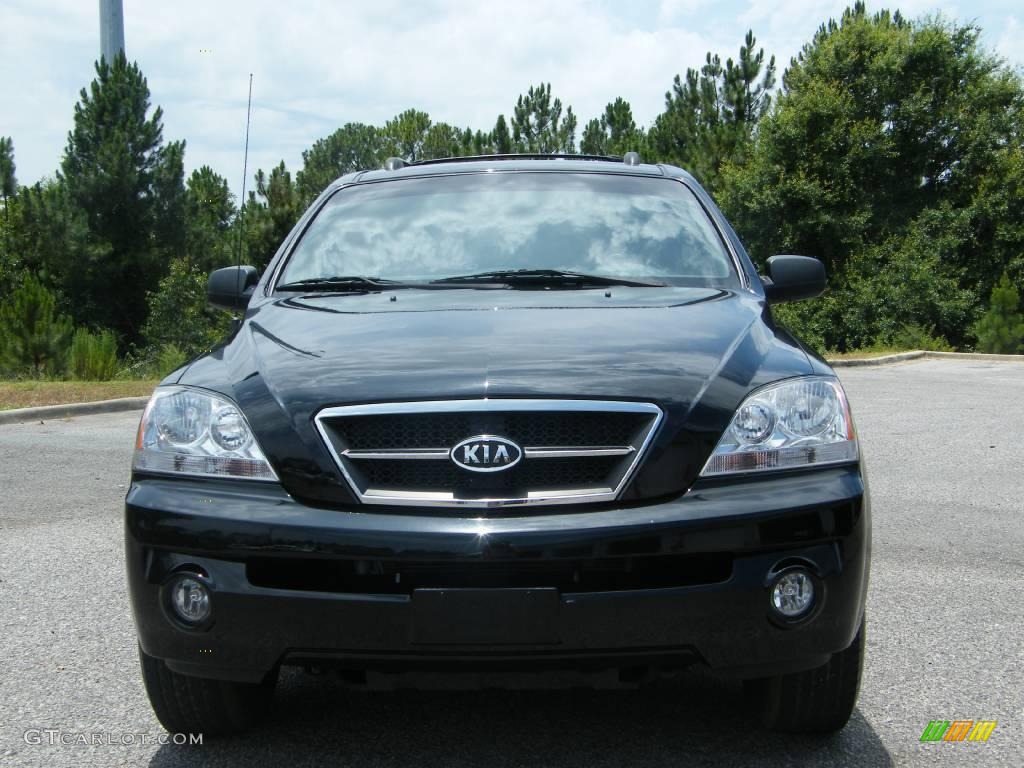 2004 Sorento LX - Ebony Black / Gray photo #8