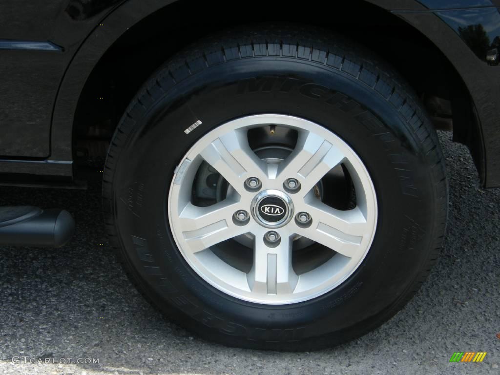 2004 Sorento LX - Ebony Black / Gray photo #11